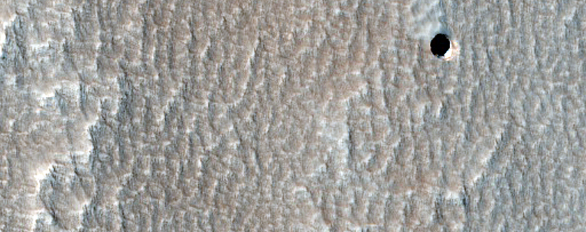 Pit near Arsia Mons