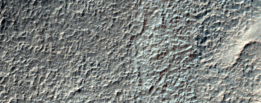 Terrain Northeast of Cruls Crater