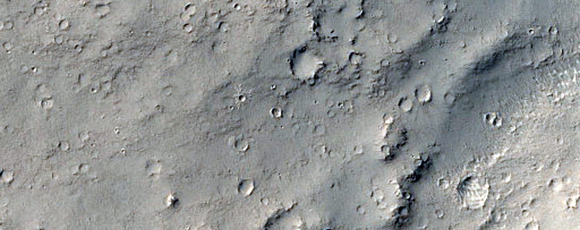 Terrain East of Gusev Crater
