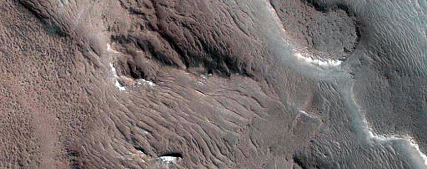 North Polar Layered Deposits Avalanche Scarp Site