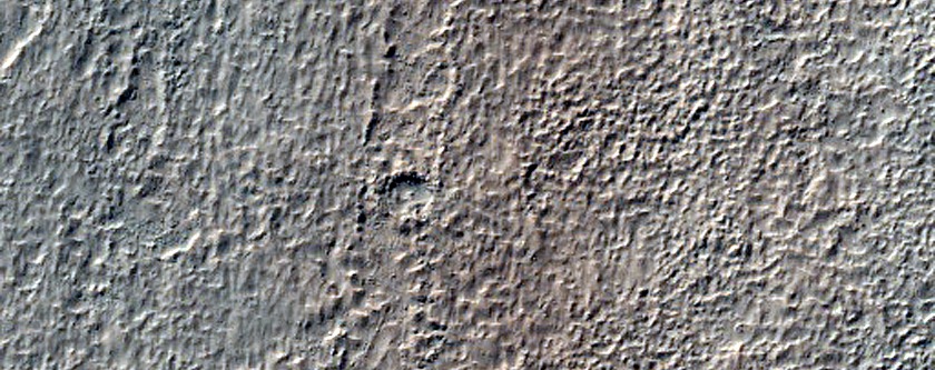 Terrain West of Newton Crater