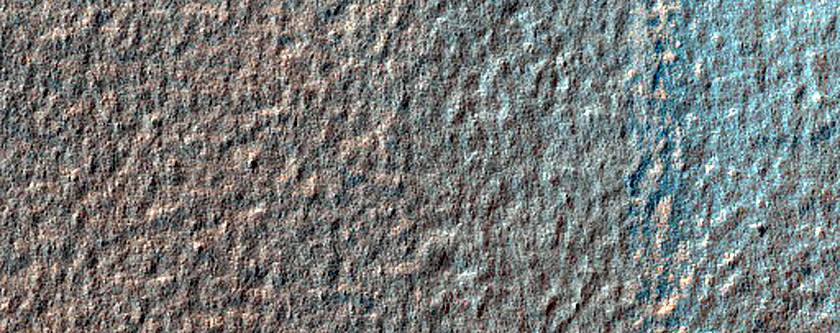 Candidate Recent Impact Site in Wallace Crater