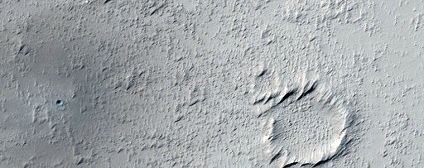 Candidate Recent Impact Site