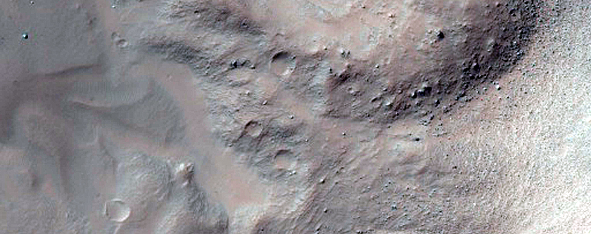 Monitor Slopes in Eos Chasma