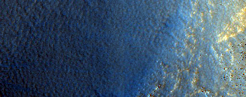Impact Monitoring Site Among Polygons Northeast of Lyot Crater