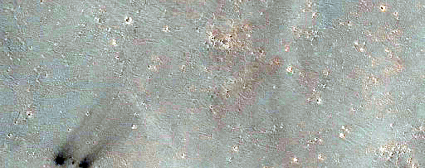 Candidate Recent Impact Site