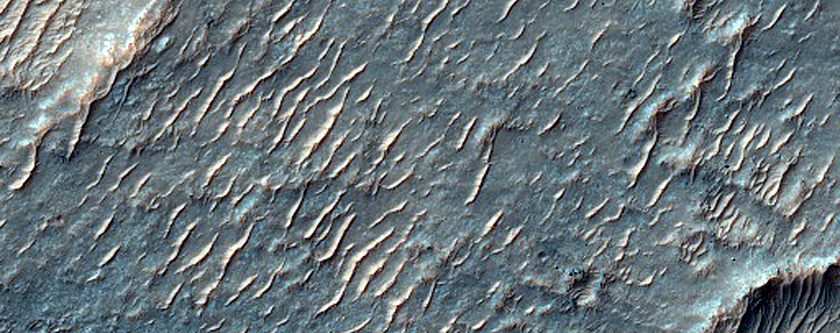Terrain Sample in Huygens Crater