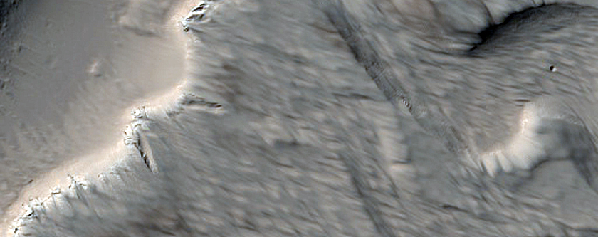 A Fissure and Channel near Pavonis Mons