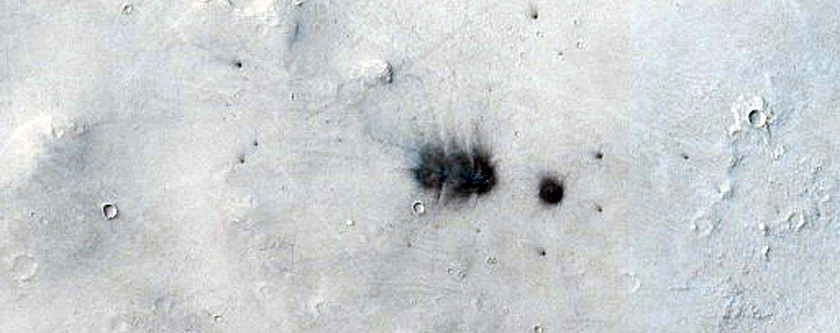 Candidate Recent Impact Site