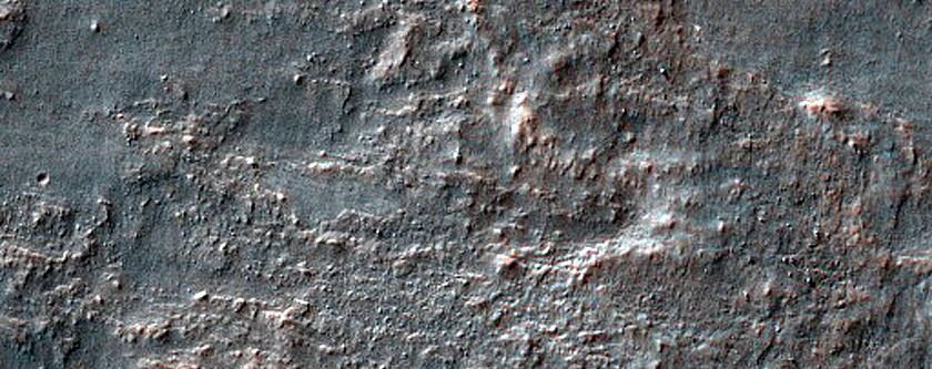 Terrain West of Very Crater