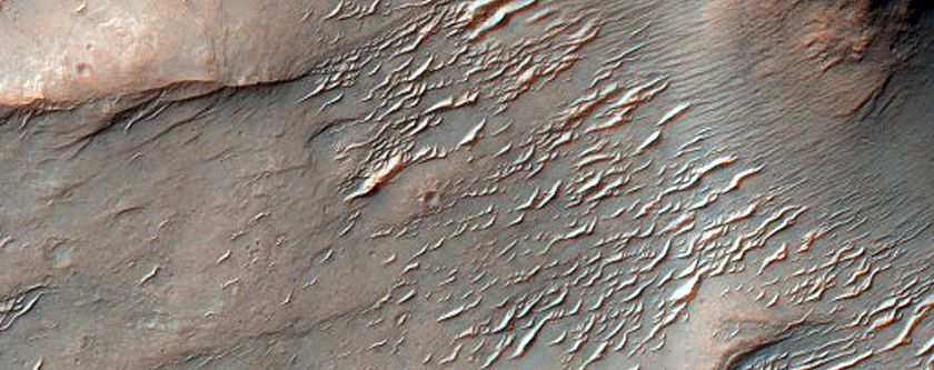 Terrain West of Molesworth Crater