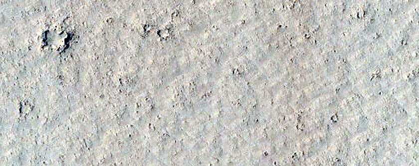 Terrain in Northern Elysium Planitia