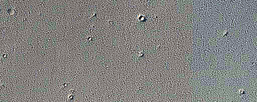 Candidate Recent Impact Site