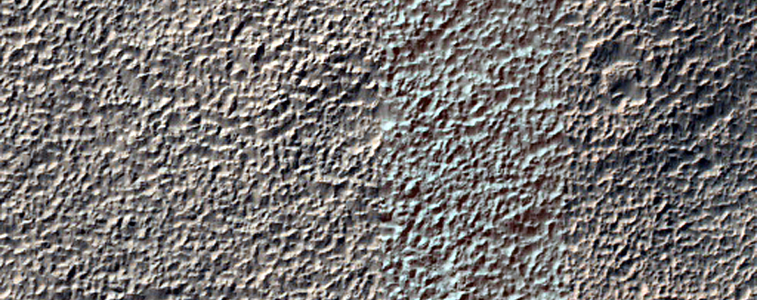 Sirenum Mons and Terrain to South