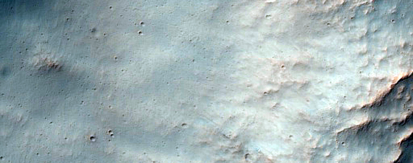 Terrain West of Corozal Crater