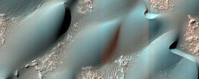 Searching for Bedform Changes at USGS Dune Field 1384-341