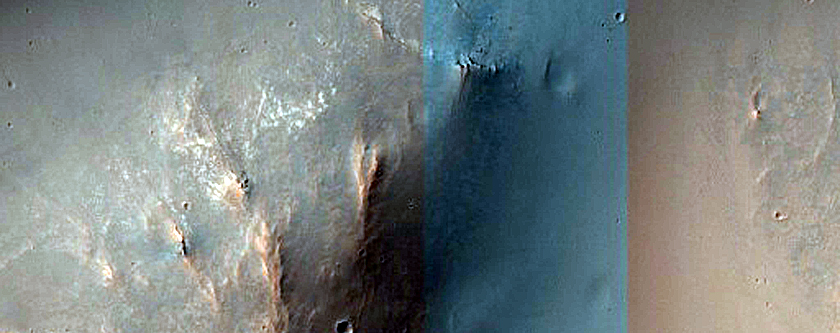 Hillslope Morphologies near Murray Crater