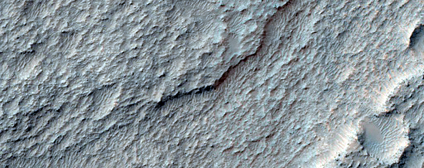 Inverted Channel in Noachis Terra
