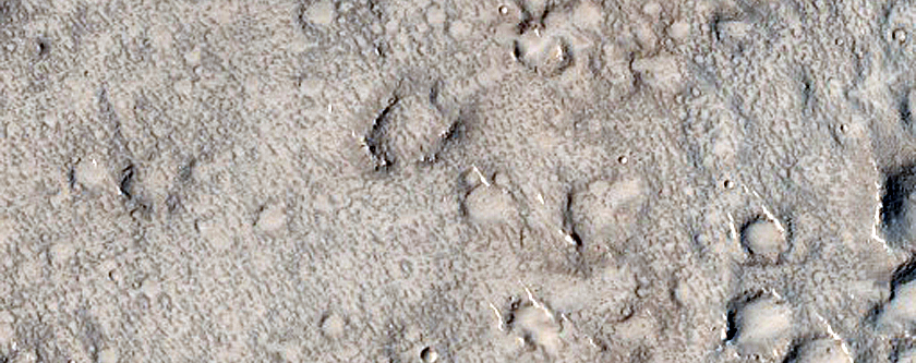 Lobate Structure in Isidis Planitia