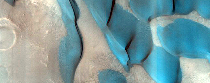 Dune Monitoring in Bamberg Crater