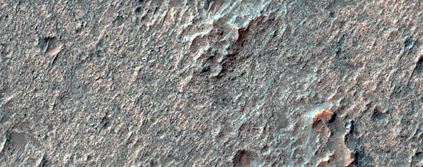 Bedrock in Solis Planum