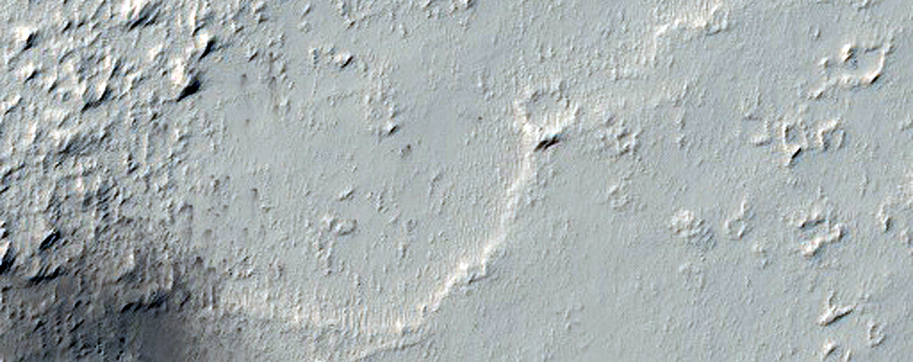 Candidate Recent Impact Site