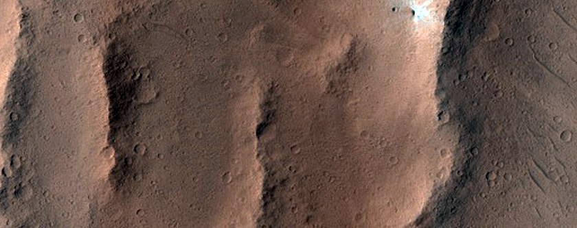 Recent Impact Site in Sacra Sulci