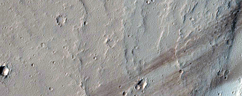 Small Shield Volcano East of Ascraeus Mons