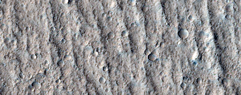 Terrain in Eastern Amazonis Planitia