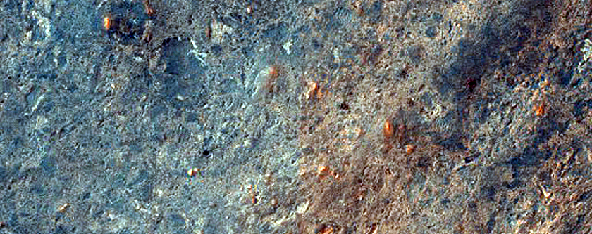 Phyllosilicate-Rich Terrain in Nili Fossae near Hargraves Crater