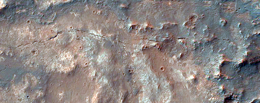 Phyllosilicates Exposed in South Wall of East Coprates Chasma