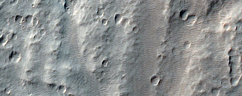 Northern Continuous Ejecta and Rays from Gasa Crater in Eridania Planitia
