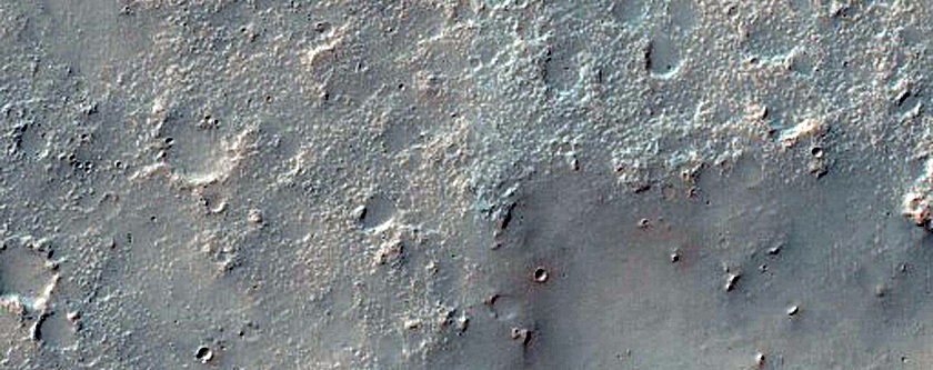 Braided Inverted Channel in Noachis Terra