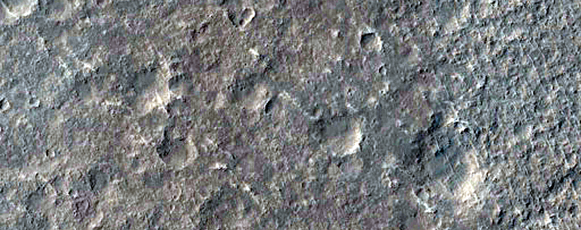 Terrain Southwest of Radau Crater