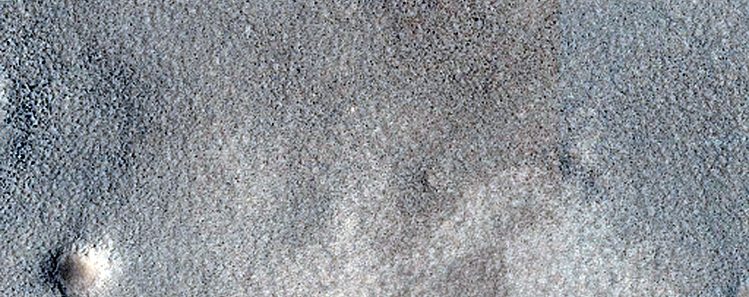 Terrain South of Milankovic Crater