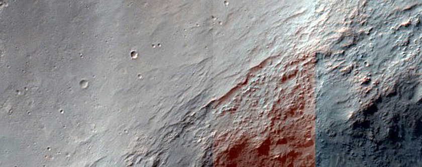 Crater Rim in Noachis Terra