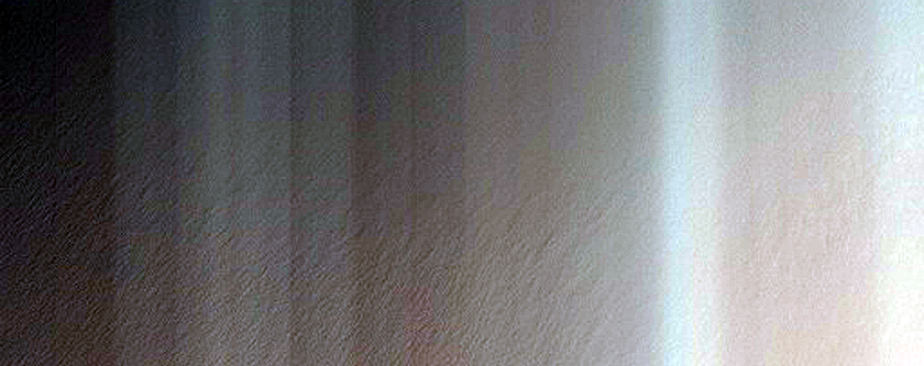 Searching for Topographic Slumps in Eos Chasma