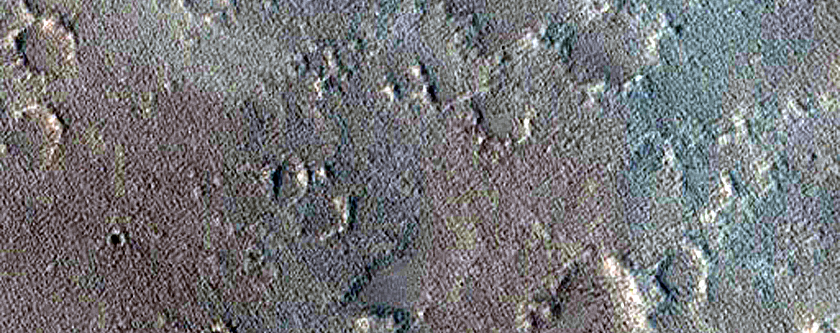 Slope Landslide Streak Seen in MGS Image M0100113