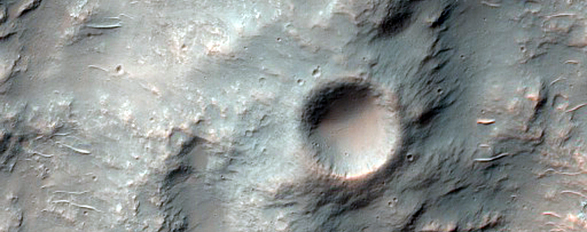 Terrain East of Molesworth Crater