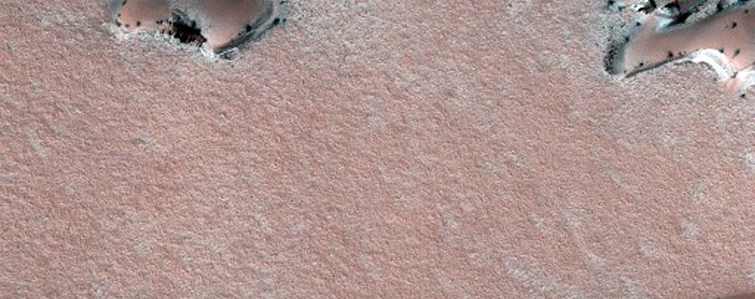 Translucent Ice in North Polar Region