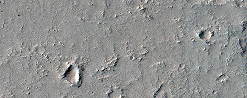 Candidate Recent Impact Site