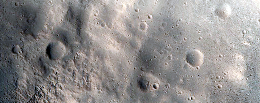 North-Pole-Facing Deposit in Crater
