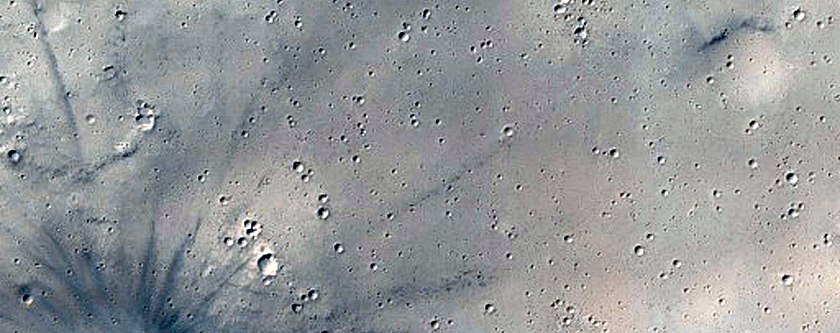 Candidate Recent Impact Site