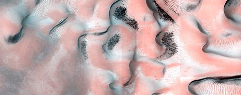East Louth Crater Ice and Dune Seasonal Monitoring