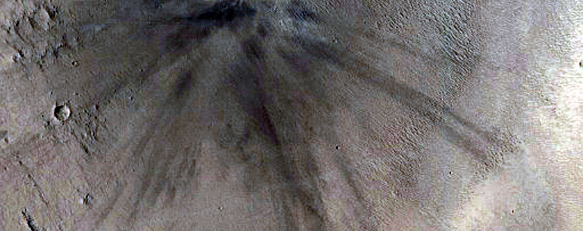 Joint CaSSIS-HiRISE Monitoring of New Icy Impact Crater