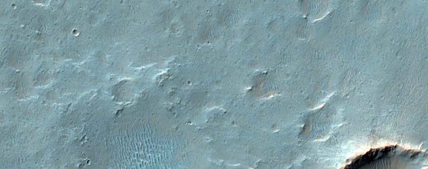 Valleys in Tyrrhena Terra