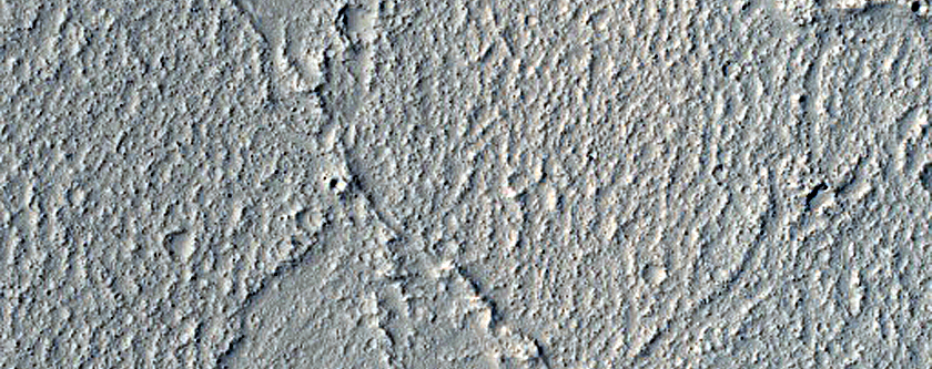 Knob Within Kasei Valles Lava