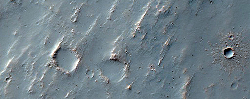 Terrain North of Magelhaens Crater