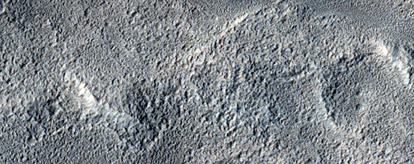 Channel near Focas Crater