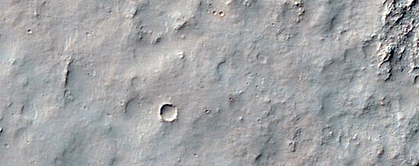 Rocky Material on Crater Floor